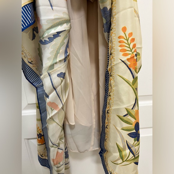 NWT Rebecca Taylor Silk Phoenix Floral Midi Dress - Picture 13 of 16